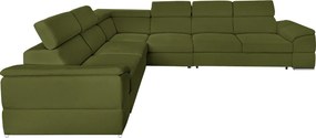 Colţar, ţesătură verde Majestic, SEGORIA LUX