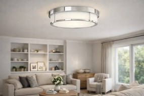 Open Design OR84924 - Plafonieră ROMI, 4 x E14 / 12 W / 230 V, diametru 50 cm, crom lucios
