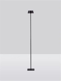 Lampadar/Lampa de podea LED portabila exterior IP54 PERSEA negru