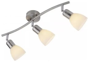 JUST LIGHT. 11953-55 - Spot KARO, 3x E14, 3x40W, 230V, crom mat