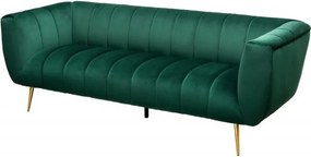 Canapea 3 locuri design elegant Noblesse, verde smarald