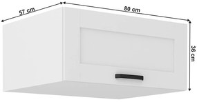 Dulap superior Lesana 1 (alb) 80 NAGU-36 1F . 1063942
