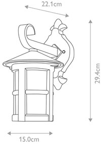 Aplică de exterior HEREFORD 1xE27/100W/230V IP43 Elstead