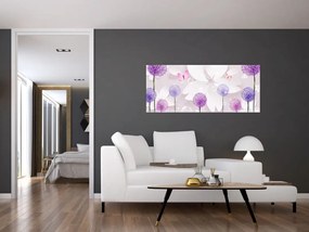 Tablou - Pe râul florilor (120x50 cm)