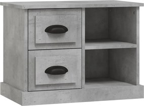 vidaXL Noptieră, gri beton, 60x35,5x45 cm