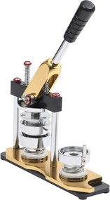 vidaXL Presă fabricat insigne tăietor circular, ștanță rotativă, 25 mm