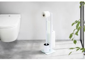 WENKO 21565100 - Perie WC RIVALTA 18x70 cm alb/negru