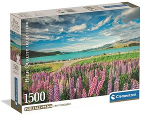 Orașe Lake Tekapo Puzzle Noua Zeelandă 1500 de piese Clementoni