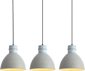 Set de 3 lămpi suspendate rustice gri - Dory