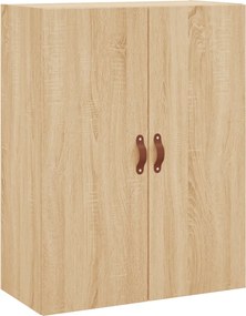 vidaXL Dulap TV montat pe perete, stejar sonoma, 69,5x34x90 cm