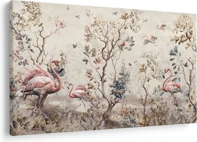 Tablou - Desen de flamingo (90x60 cm)