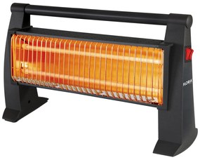 Incalzitor Floria ZLN-2199 Negru cu quartz, 2 nivele de reglare a caldurii, 1200W