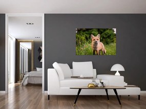 Tablou cu vulpe (90x60 cm)