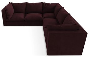 Colțar burgundy Manao – Makamii