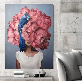 Tablou canvas Pink Blooming Mind 120x80 cm