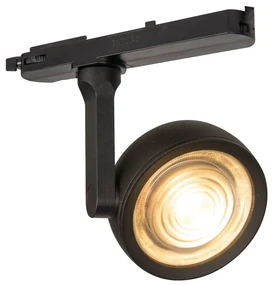 Spot LED directionabil pentru sina trifazata MAXLIGHT, CHARON negru