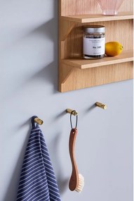 Raft în culoare naturală etajat cu aspect de lemn de stejar 40 cm Straight – Hübsch