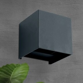 Aplică LED de exterior Orion AL 11-1192 CUBE 2xLED/3W/230V IP54 antracit