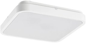 Plafoniera LED baie IP44 Alenzo 29x29cm alb
