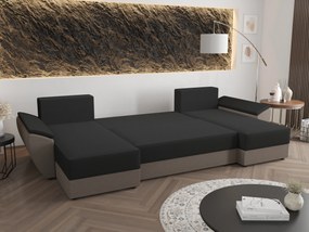 Colțar în formă de U Radiant U2 (Negru + Gri închis). 1057522