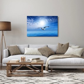 Tablou - Pescărușul peste mare (90x60 cm)