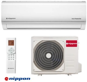 Aparat de aer conditionat inverter Nippon KFR 18DCA ECO POWERFUL, 18000 BTU, 40 m², A++, Wi-Fi, R-32, Alb