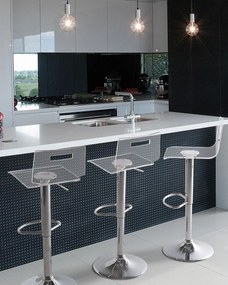 Set scaune tip bar 2buc. Mento (transparent). 1010054