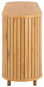 Comodă în culoare naturală cu aspect de lemn de stejar 160x80x45 cm Colima – Actona