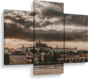 Tablou - Praga înnorită (90x60 cm)
