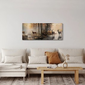 Tablou - Vintage pictura wildlife (120x50 cm)