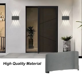 Brilagi - Aplica de perete LED pentru exterior FLAREBOX LED/6W/230V, antracit, IP65