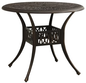 Set mobilier bistro, 3 piese, bronz, aluminiu turnat Bronz, 3