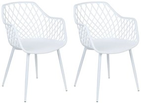 Set 2 buc scaune de sufragerie Nasza (alb). 1080359