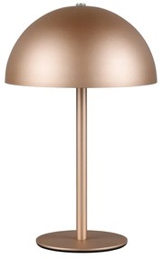 Veioză bronz LED cu abajur din metal (înălțime 21 cm) Munoz – Trio
