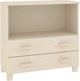 vidaXL Servantă „HAMAR”, maro miere, 85x35x80 cm, lemn masiv de pin