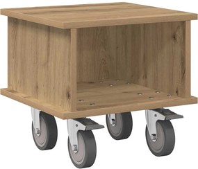 vidaXL Support TV Stejar Artizanal 37 x 35 x 35 cm Lemn compozit