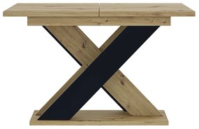 Masă de sufragerie Xalin (artisan + Negru) (pentru 4 până la 6 persoane). 1055280