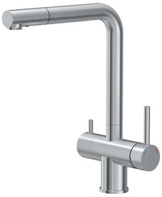 Baterie bucatarie cu dus extractibil Quadron Unique Ellen finisaj inox