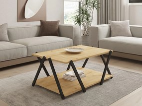 Măsuță de cafea Lesake 1 (antracit + stejar zafir) . 1093151