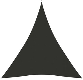 Parasolar, antracit, 3x4x4 m, tesatura oxford, triunghiular