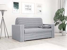 Husa elastica pentru canapea cu 2 locuri in gri Waves