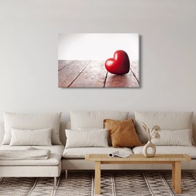 Tablou - Inima din lemn (90x60 cm)