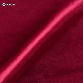 Canapea cu tapițerie din catifea Cosmopolitan Design Florence, roșu, 160 cm