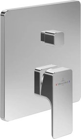 Baterie cada-dus incastrata Villeroy&Boch Subway 3.0 crom lucios fara corp ingropat
