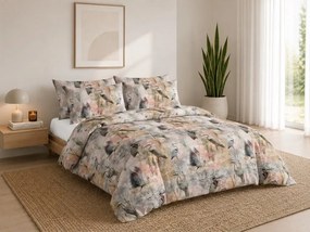 Lenjerie de pat din satin de bumbac LORRIEN colorata Dimensiune lenjerie de pat: 2 ks 60 x 70 cm | 240 x 200 cm