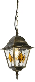 Lampă suspendată vintage pentru exterior auriu antic - Antigua