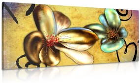 Tablou flori vintage interesante
