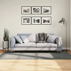 vidaXL Covor pufos &quot;PAMPLONA&quot; cu fire înalte, verde modern, 100x200 cm