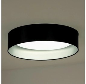 Plafonieră LED Duolla ROLLER LED/24W/230V d. 45 cm negru/argintiu