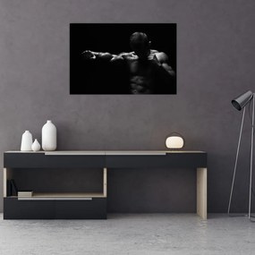 Tablou - Lovitura cu pumn (90x60 cm)